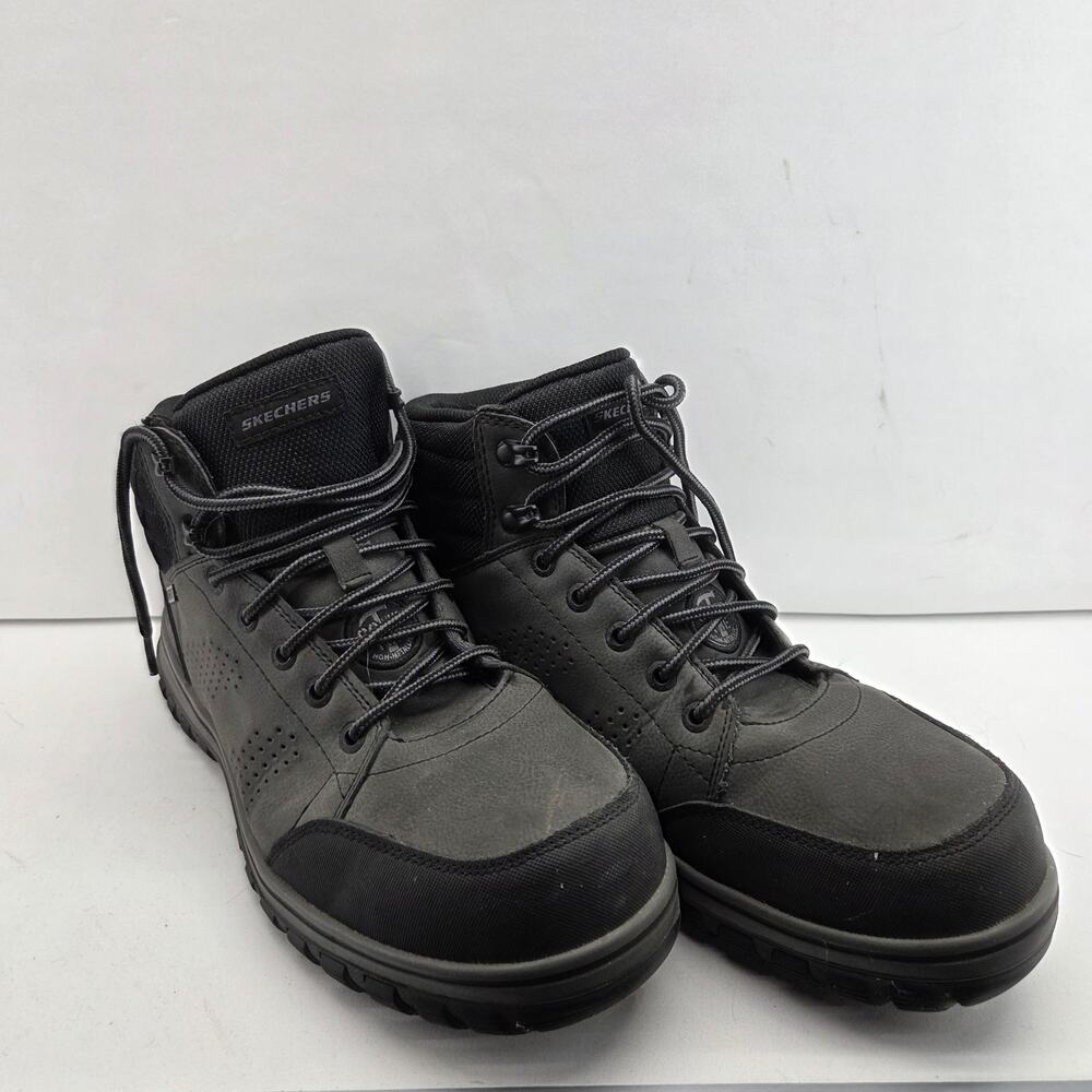Skechers  COMP TOE DASSAH MID WATERPROOF BLACK - MENS